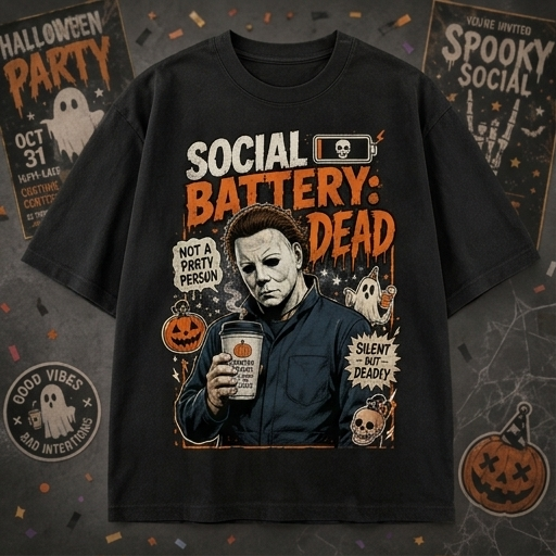 Social Battery Dead Tee