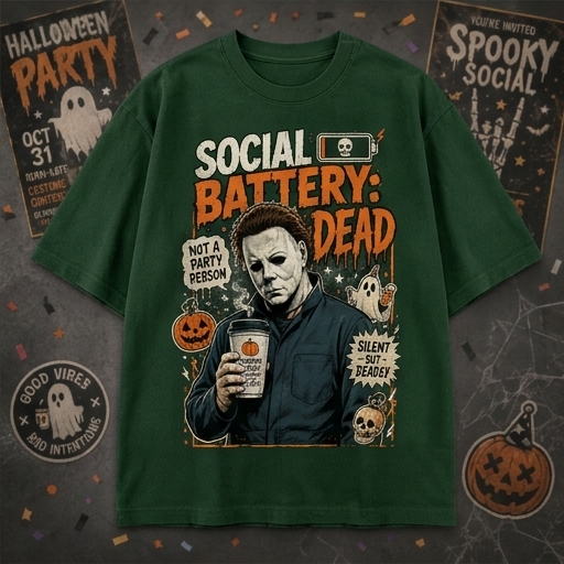 Social Battery Dead Tee