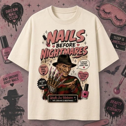 Nightmare Nail Club Tee