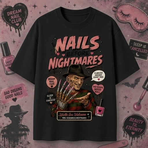 Nightmare Nail Club Tee