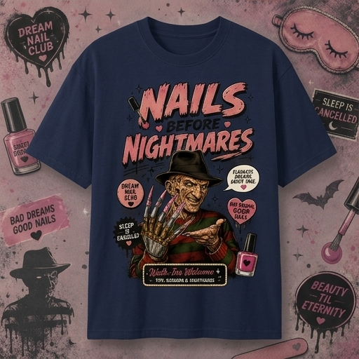 Nightmare Nail Club Tee