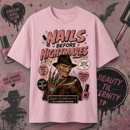 Nightmare Nail Club Tee