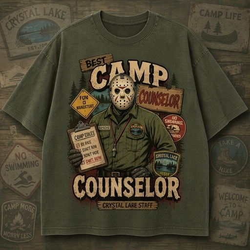 Camp Counselor After Dark Tee