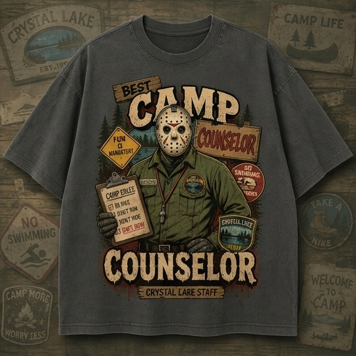 Camp Counselor After Dark Tee