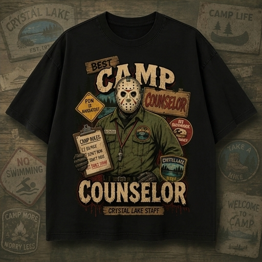 Camp Counselor After Dark Tee