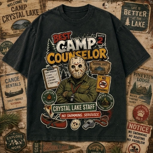 Crystal Lake Camp Counselor Tee
