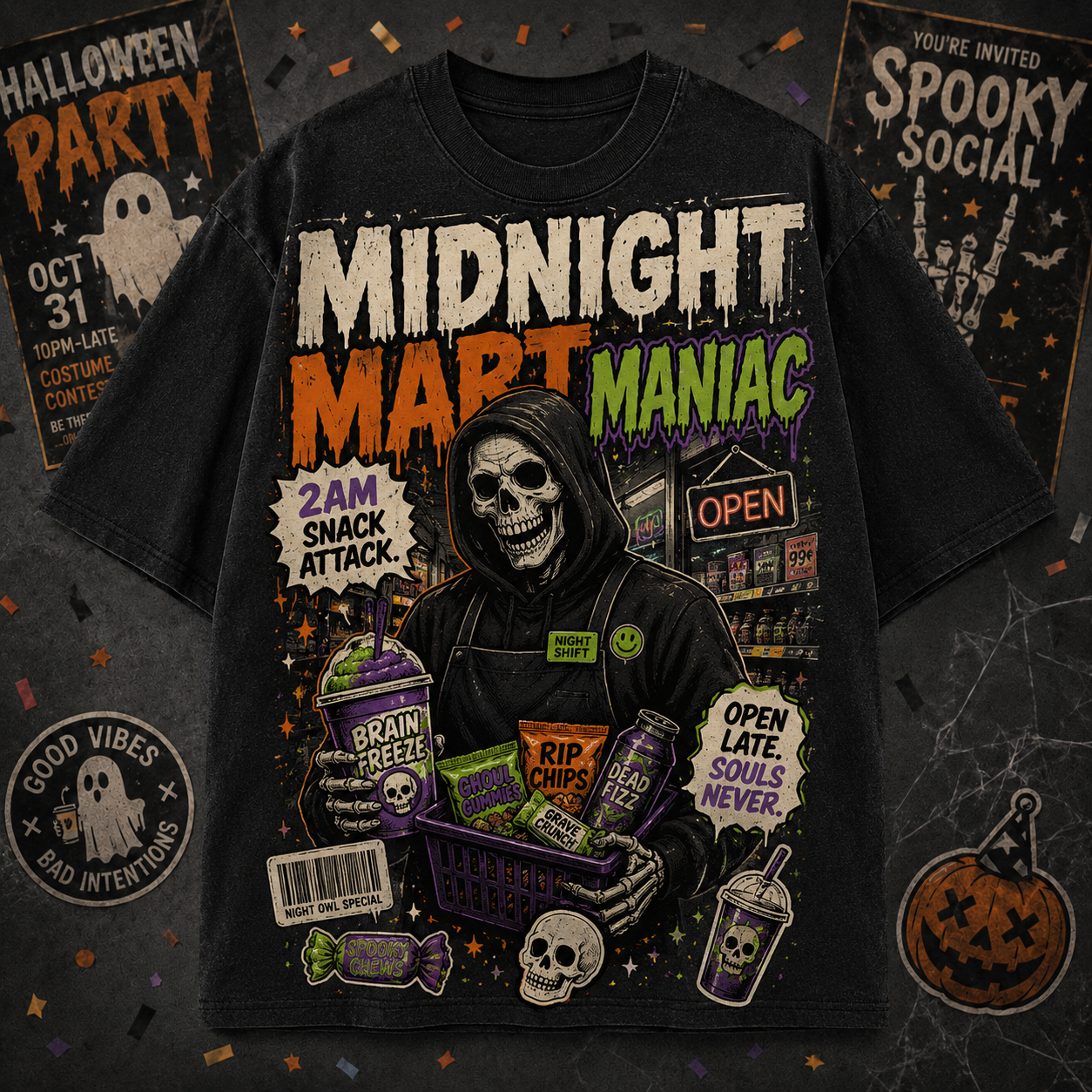 Midnight Monster Market Tee