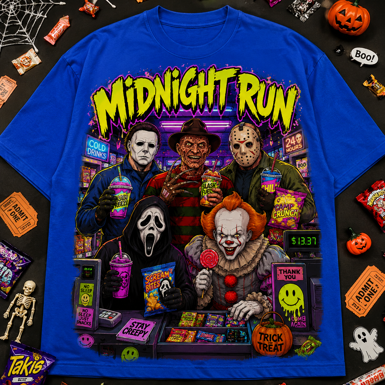 Midnight Run Slasher Crew Tee