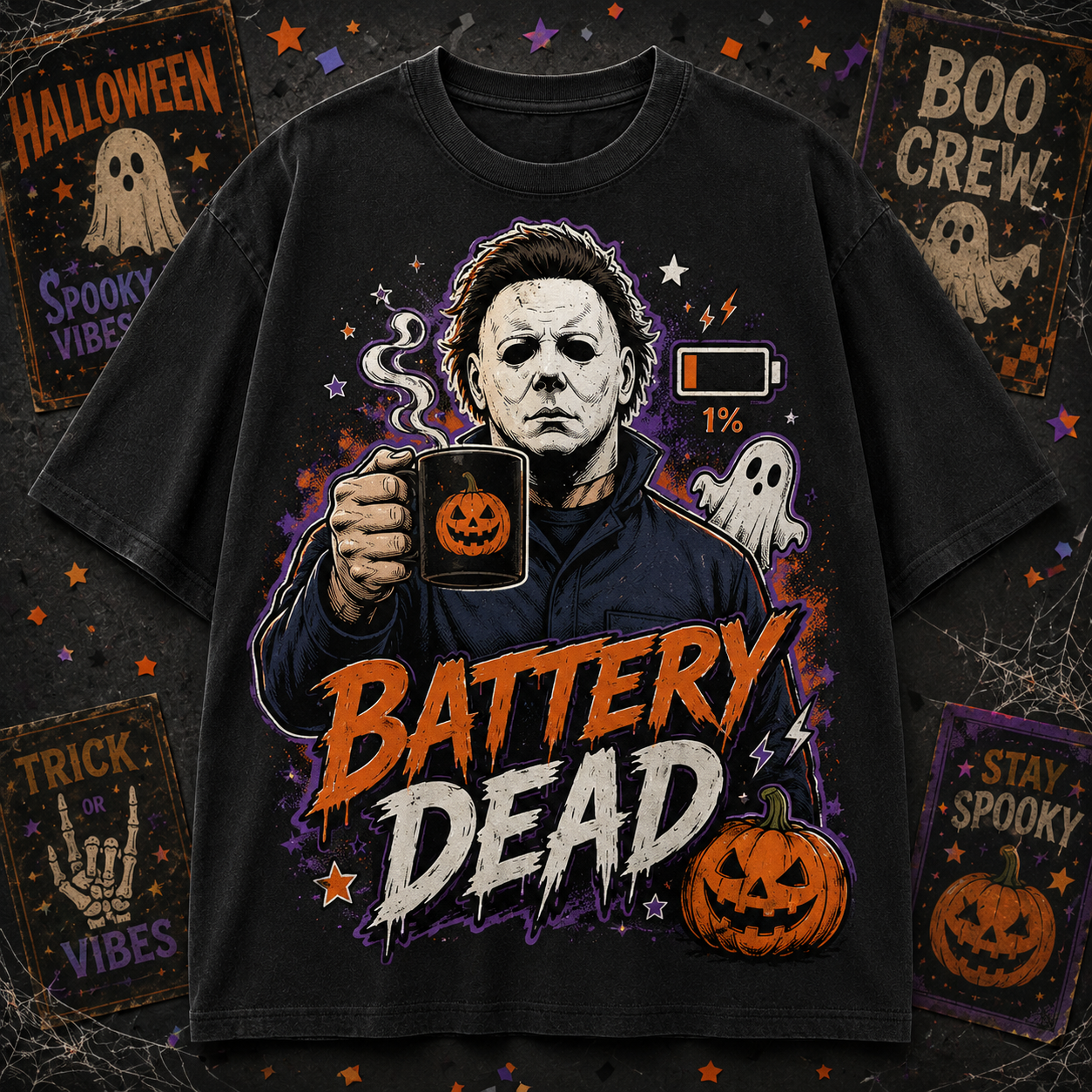 Battery Dead Boogeyman Tee