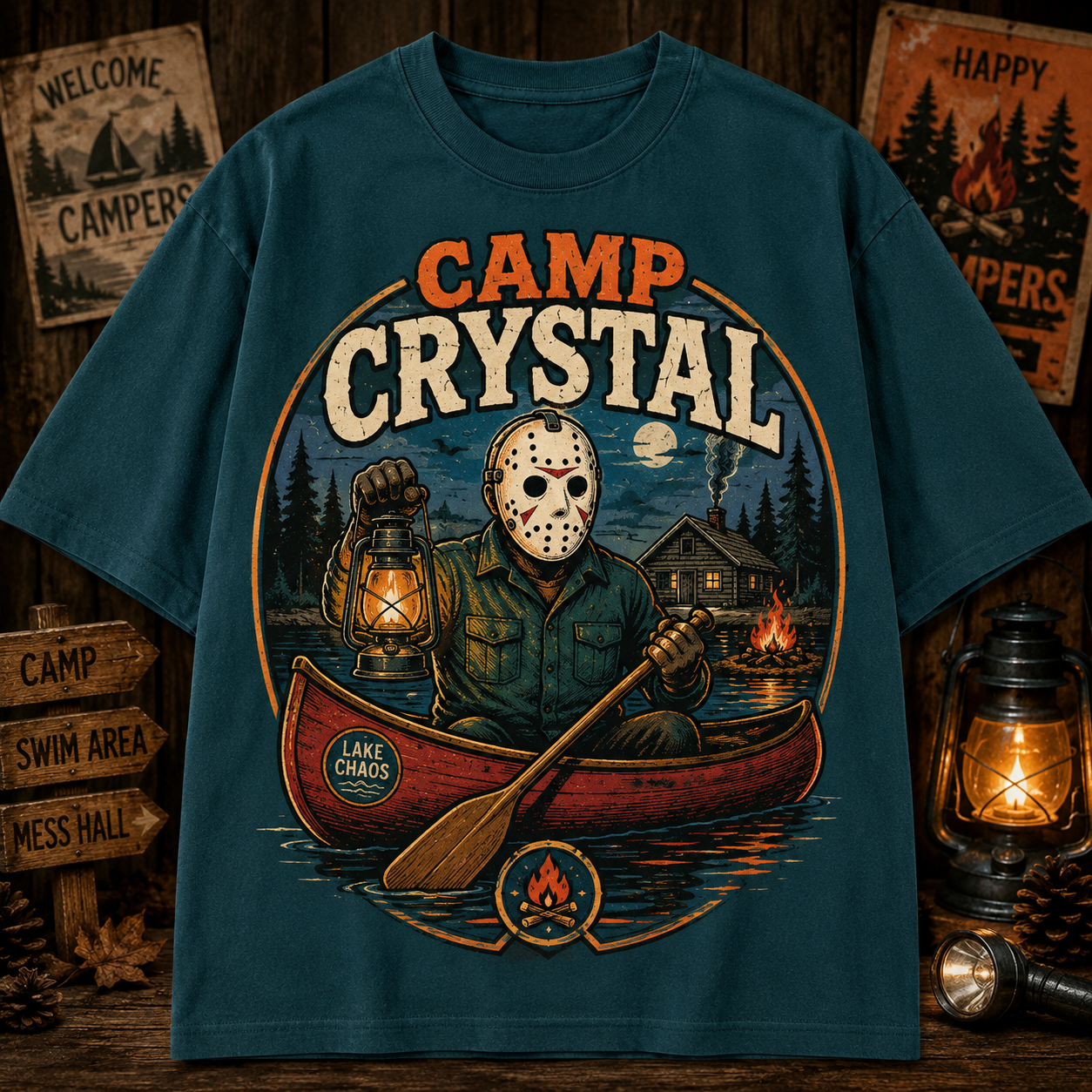 Camp Crystal Canoe Tee