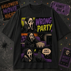 Wrong Party Movie Night Tee