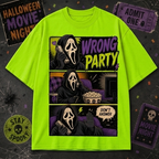 Wrong Party Movie Night Tee