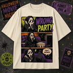 Wrong Party Movie Night Tee