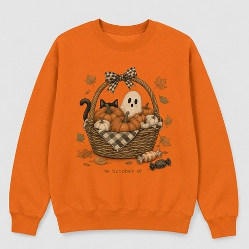 Ghost Harvest Basket Crewneck