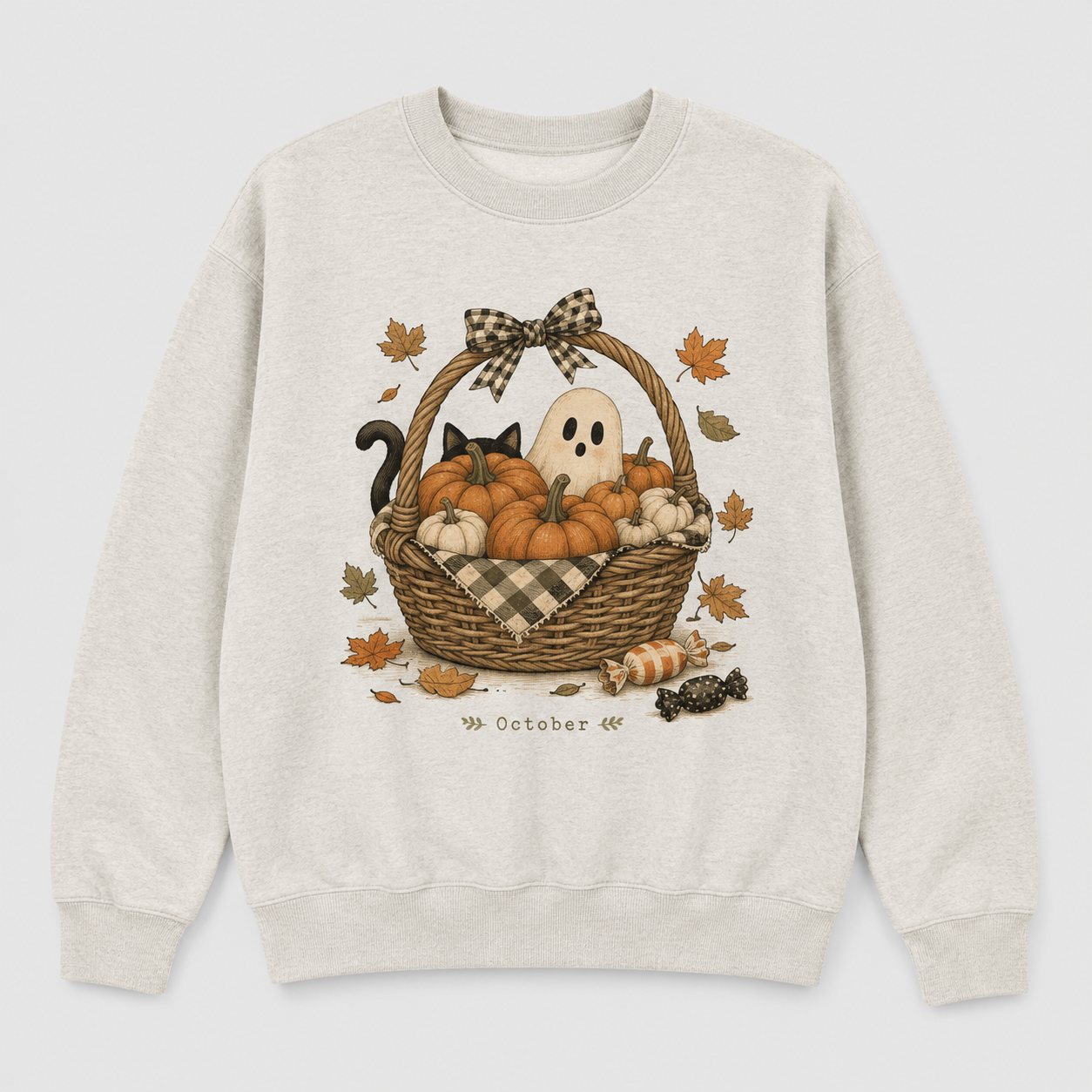 Ghost Harvest Basket Crewneck