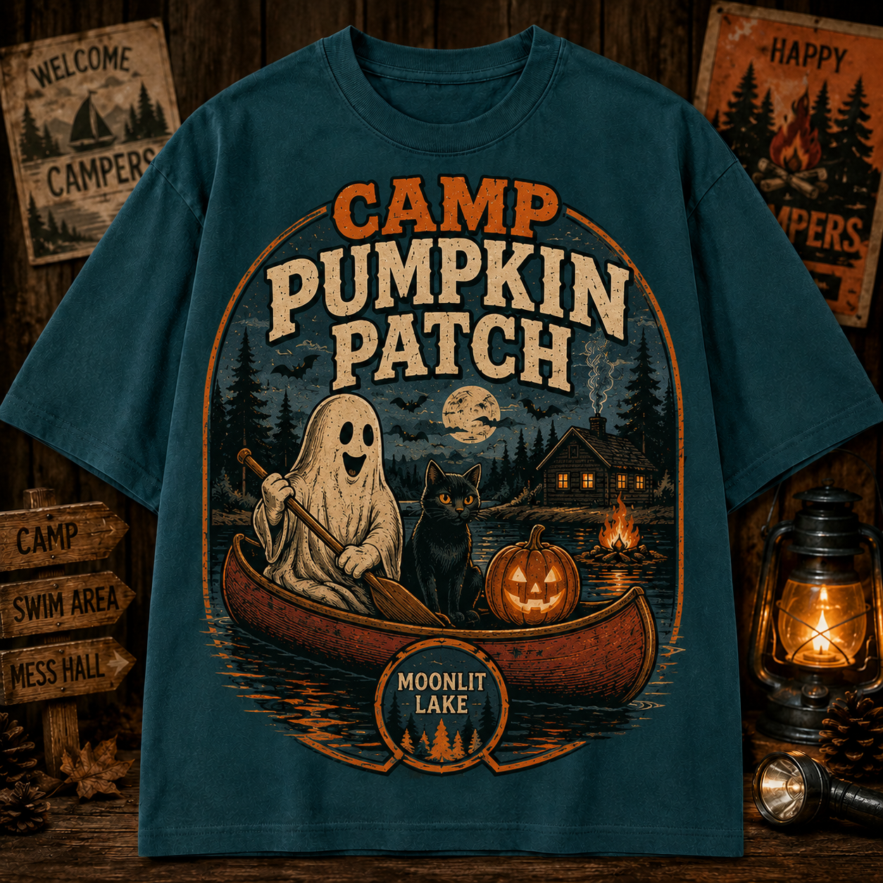 Camp Pumpkin Patch Canoe Tee