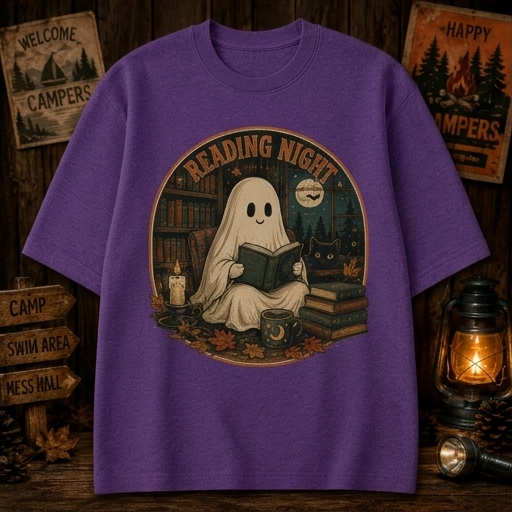Reading Night Ghost Tee