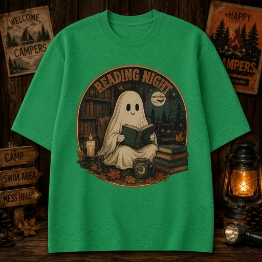 Reading Night Ghost Tee