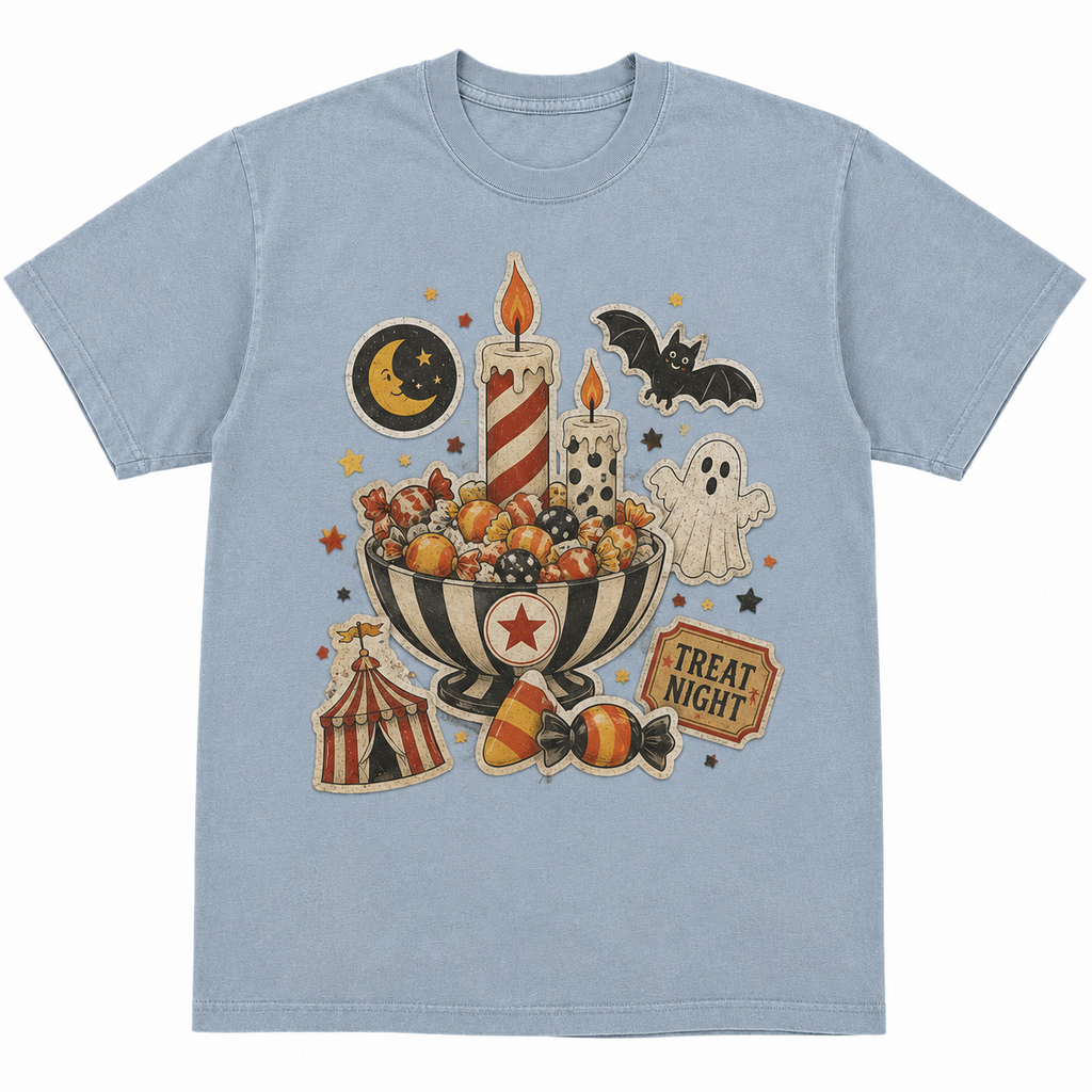 Spooky Funhouse Patch Tee