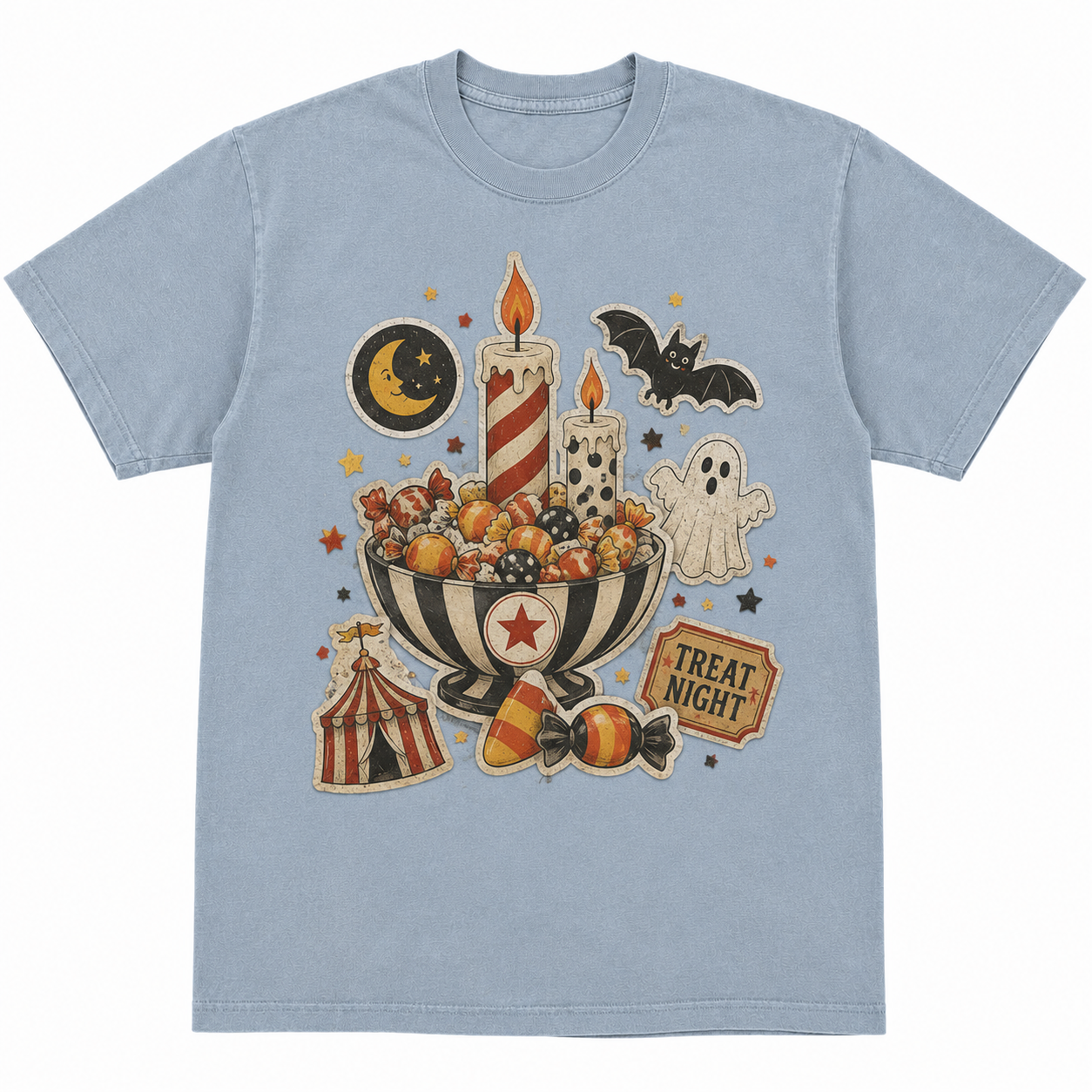 Spooky Funhouse Patch Tee