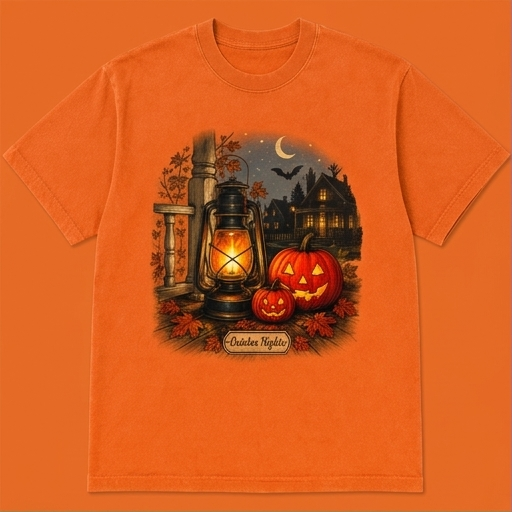 Pumpkin Lanterns After Dark Tee