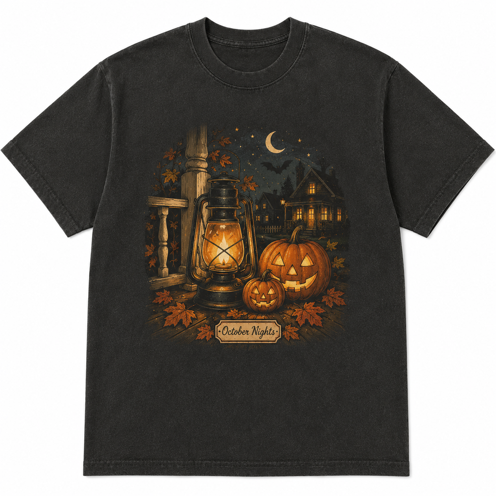 Pumpkin Lanterns After Dark Tee