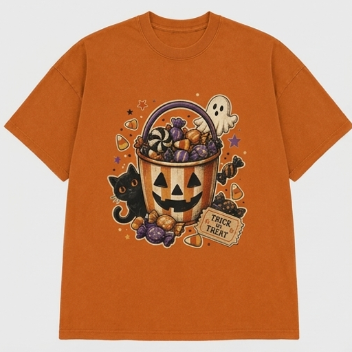 Trick-or-Treat Candy Bucket Tee