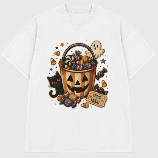 Trick-or-Treat Candy Bucket Tee