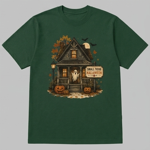Haunted Harvest Cottage Tee