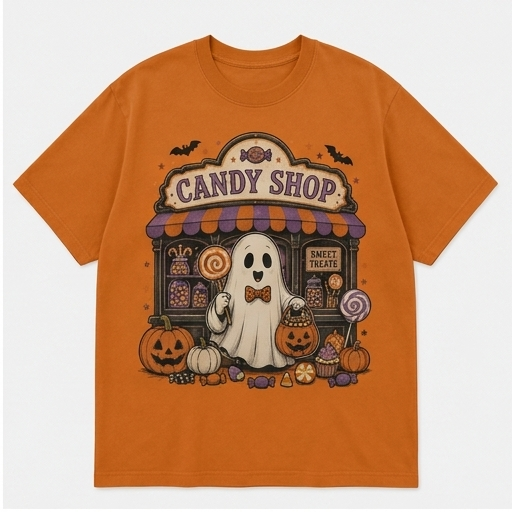 Candy Shop Ghost Tee