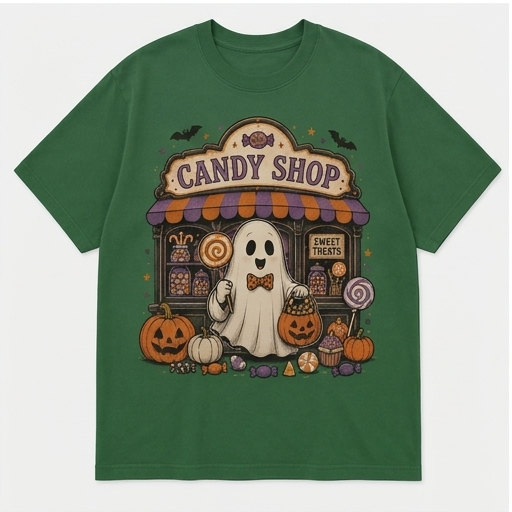 Candy Shop Ghost Tee