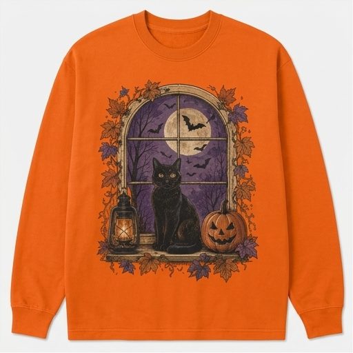 Reading Night Ghost Crewneck