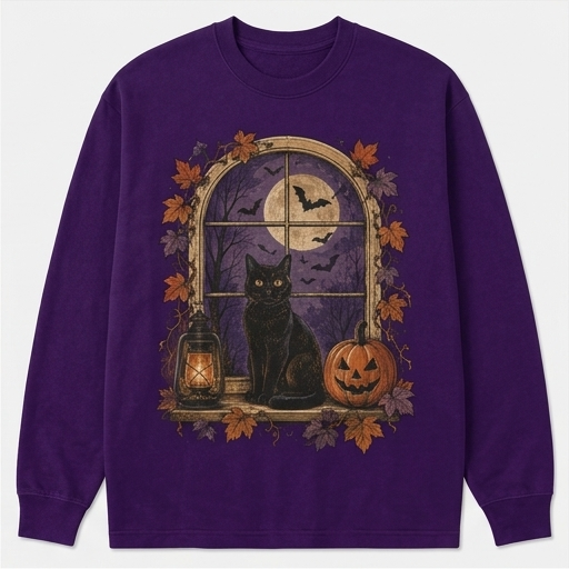 Reading Night Ghost Crewneck