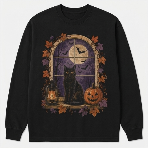 Reading Night Ghost Crewneck