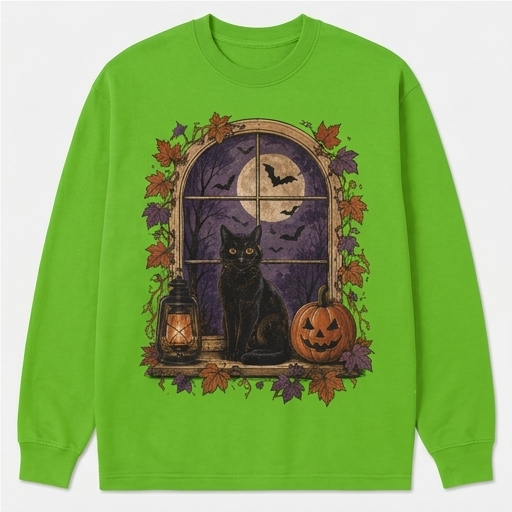 Reading Night Ghost Crewneck