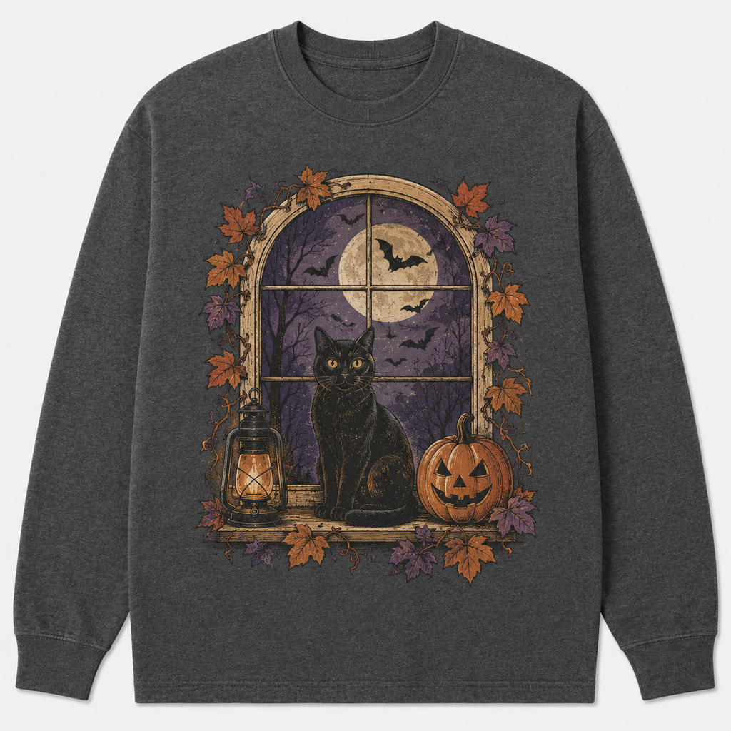 Reading Night Ghost Crewneck