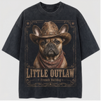 Little Outlaw French Bulldog Tee