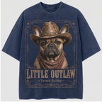 Little Outlaw French Bulldog Tee