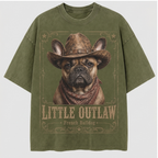 Little Outlaw French Bulldog Tee