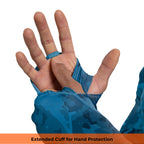 Performance Cooling Hoodie with Gaiter - Full Print - Dark Blue