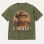 Ranch Cat Orange Tabby Tee