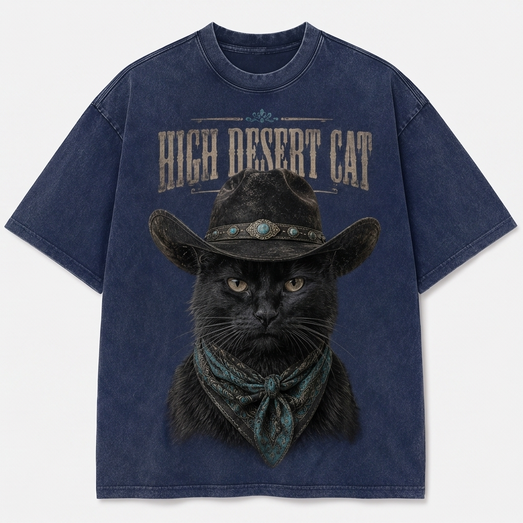 Midnight Maverick Black Cat Tee