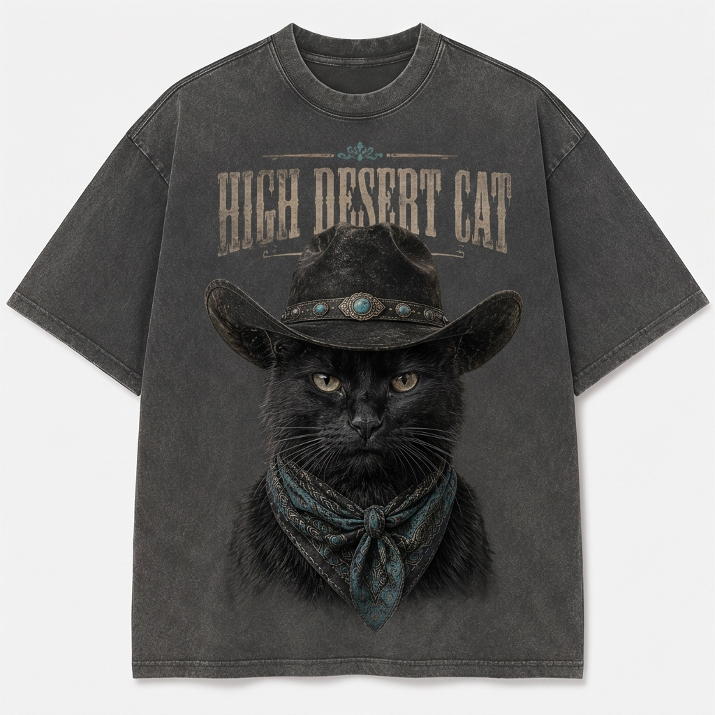 Midnight Maverick Black Cat Tee