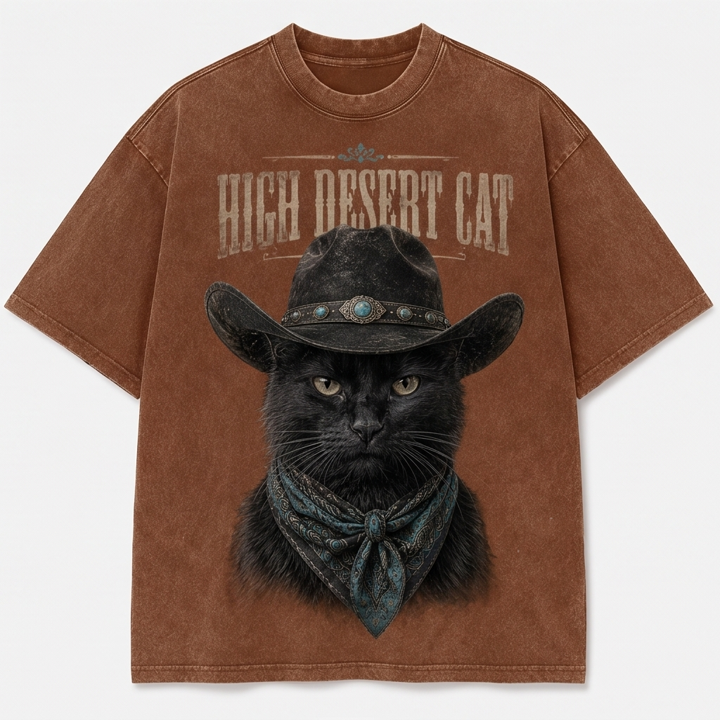 Midnight Maverick Black Cat Tee