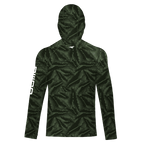 Performance Cooling Hoodie with Gaiter - Full Print - Dark Green