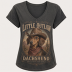 Little Outlaw Dachshund Tee