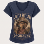 Little Outlaw Dachshund Tee