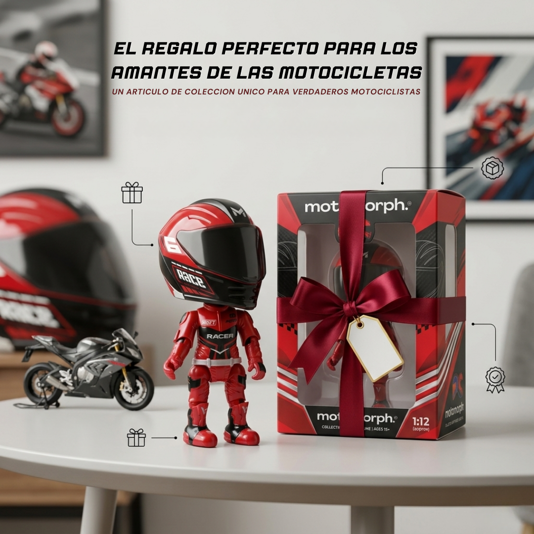 Motorcycle Helmet that Transforms into a Figure