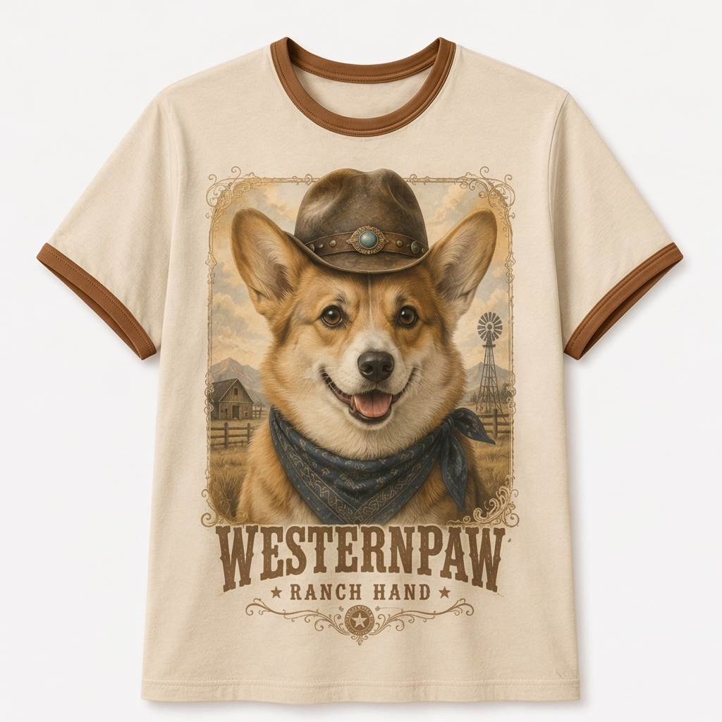 Ranch Hand Corgi Tee