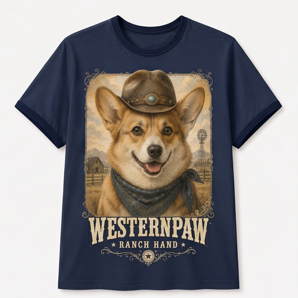Ranch Hand Corgi Tee